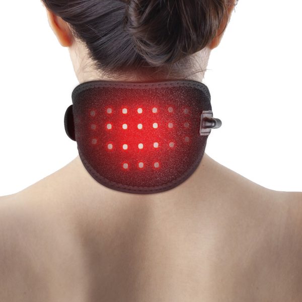 DGYAO® Red Light Therapy & Near Infrared Light Neck Wrap for Pain Relief, Auto Shut Off, Electric Thermal Hot Compress Neck Brace, Heat Therapy for Soreness & Stiffness Relief(Best  Gift)